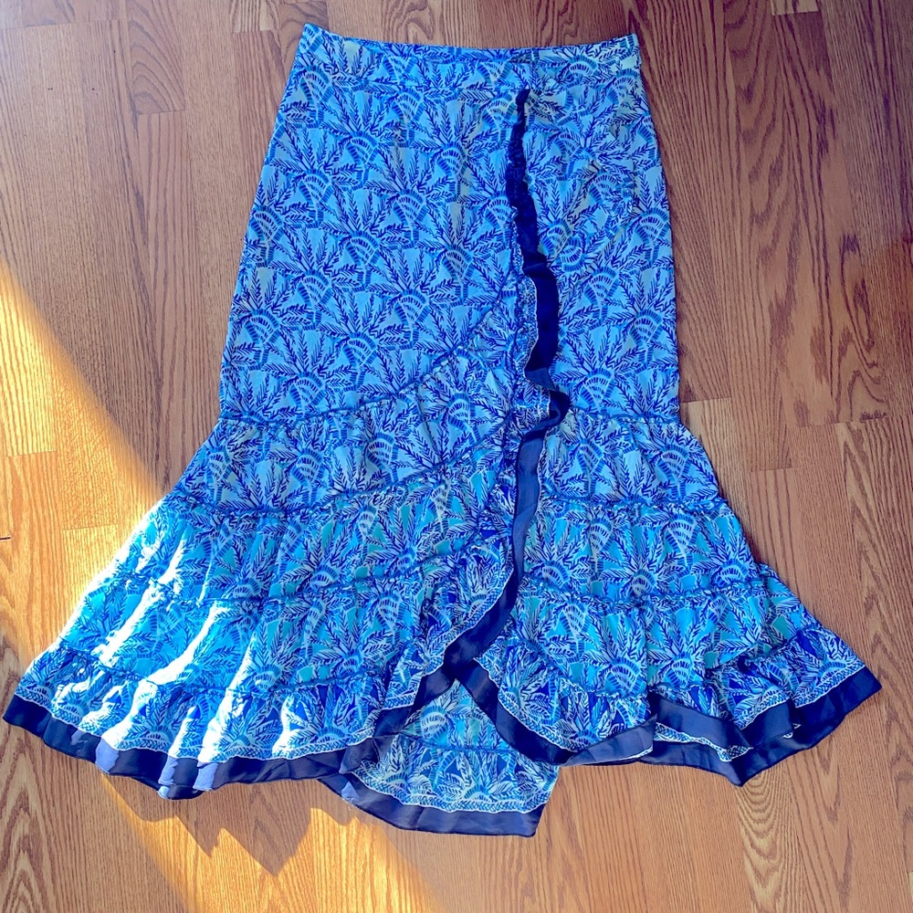 Lilly Pulitzer wrap skirt euc medium